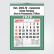 Calendário Comercial de Parede com Vareta Ref.: 3505-FV