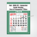 Calendário Comercial de Parede com Vareta Ref.: 3505-FV