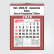 Calendário Comercial de Parede com Vareta Ref.: 3509-FV