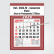 Calendário Comercial de Parede com Vareta Ref.: 3509-FV