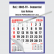 Calendário Comercial de Parede com Vareta Ref.: 3602-FV