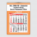 Calendário Comercial Econômico de Parede com Vareta Ref.: 3506-FEV
