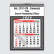 Calendário Comercial Econômico de Parede com Vareta Ref.: 3511-FEV